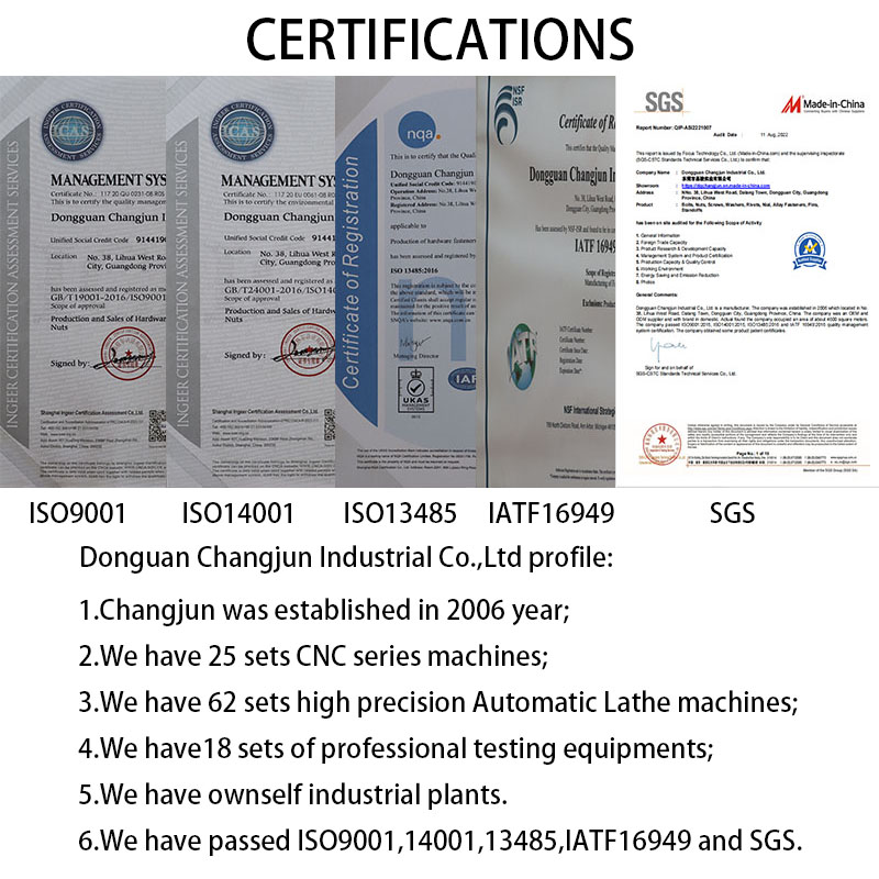 CJSY-Certifications